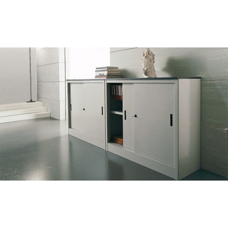 Raising Cabinet Office Archive With Metal Sliding Doors  - Castellani 