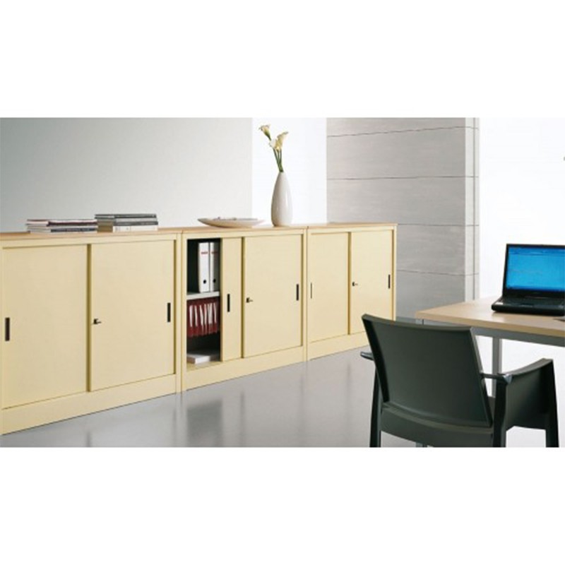 Raising Cabinet Office Archive With Metal Sliding Doors  - Castellani 