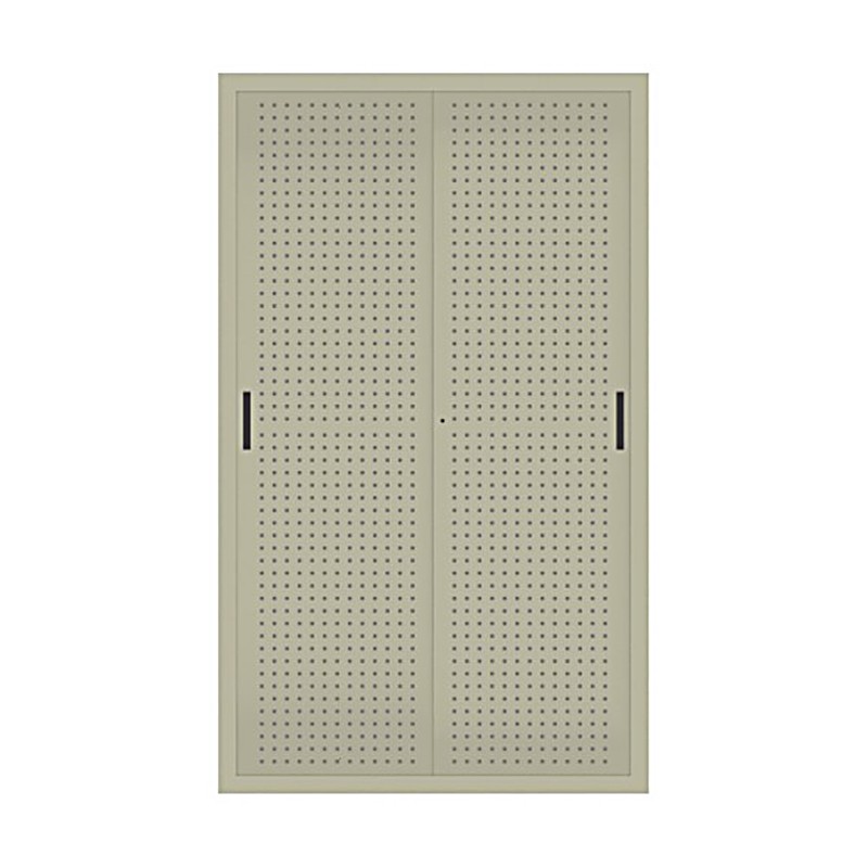 Storage Cupboard With Sliding Doors In Perforated  - Castellani 