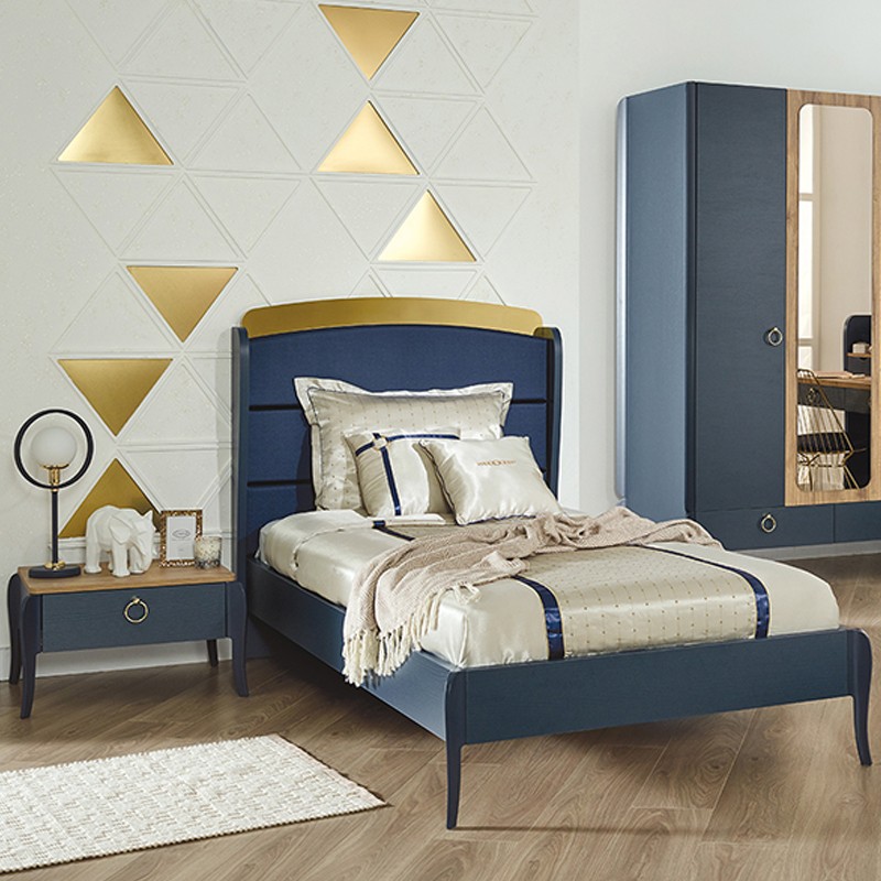 Elegant Blue Teen Room Almila
