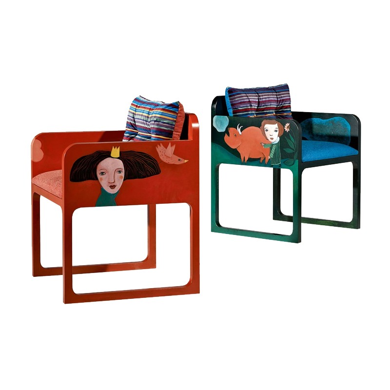 Sonhar Azul e Sonhar Laranja Armchair Luisa Peixoto