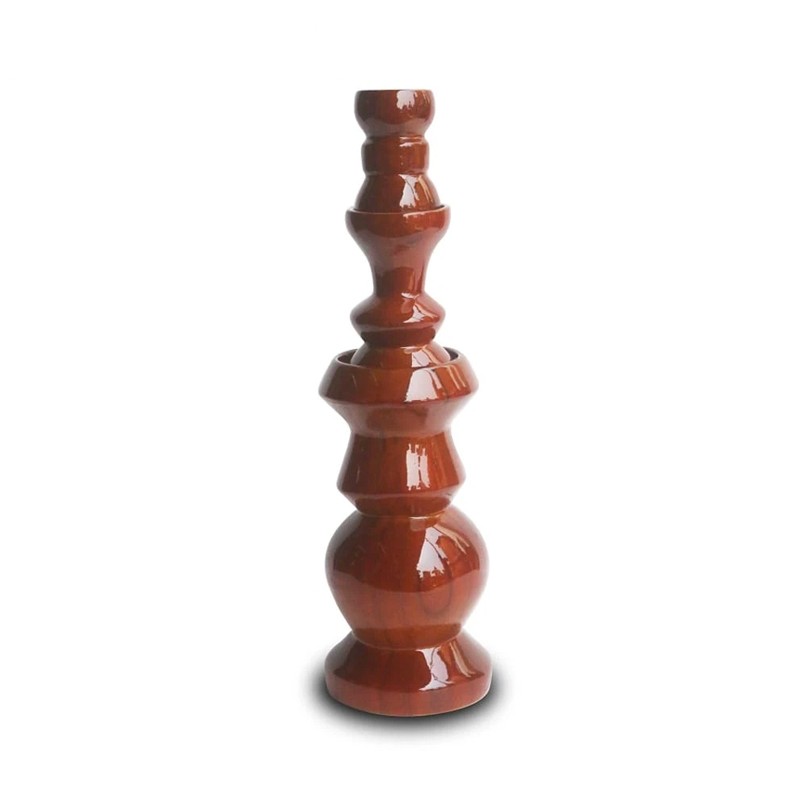Hand Carved African 3 piece Minaret Rouge House of Avana