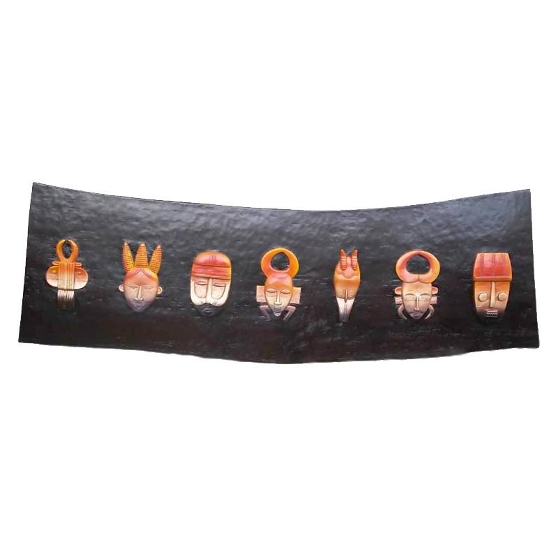West African Hand Crafted 7-Ivorian Masks House of Avana