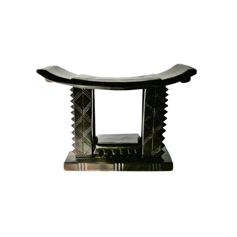 African Hand Carved Akan Ceremonial House of Avana