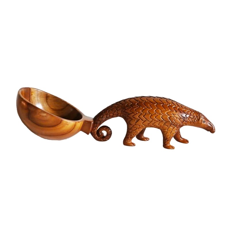 West African Hand Carved Anteater House of Avana