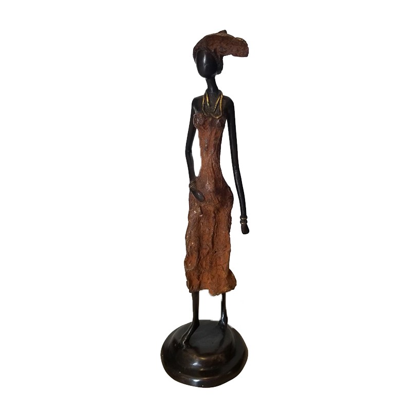 West African Hand Cast Pregnant Woman House of Avana