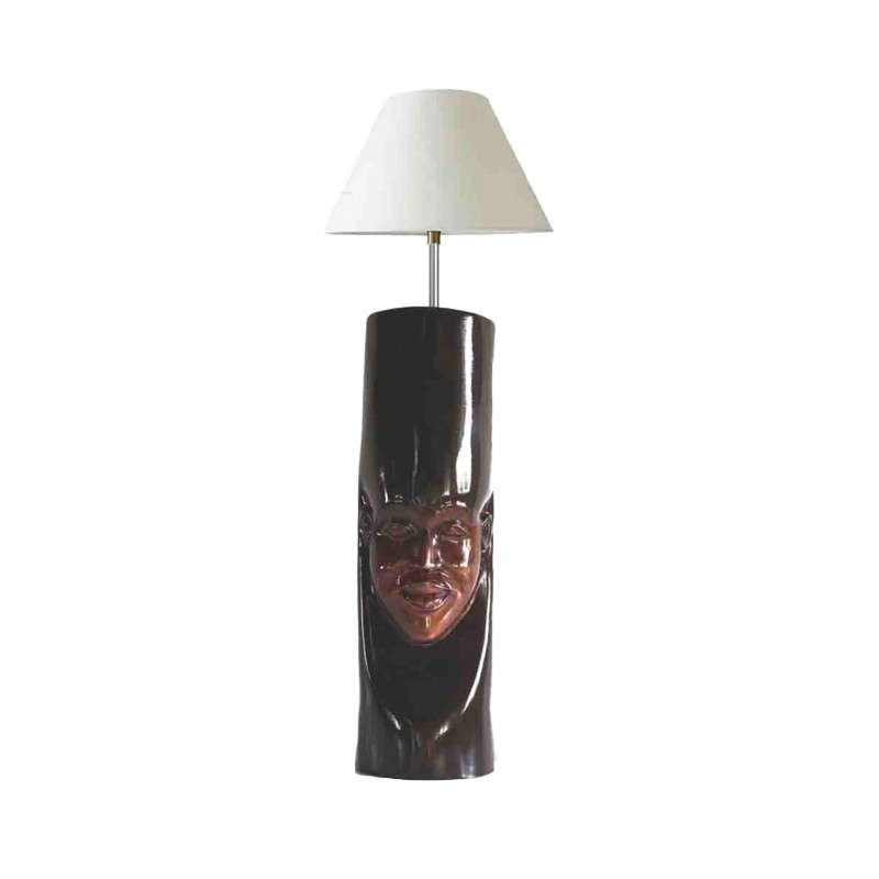 Face in the Dark West African Facial Figurine House of Avana