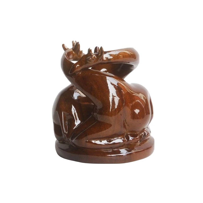 African  Hand Carved Wildlife Giraffes Circle Of Love House of Avana
