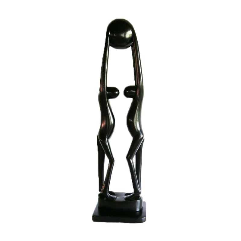 West African Hand Carved Guards Of The Globe House of Avana