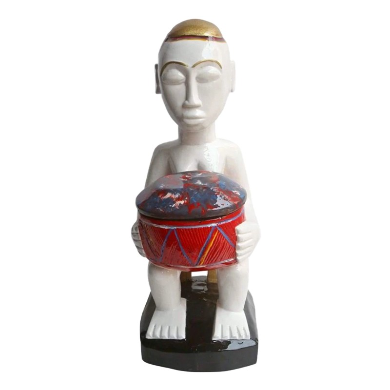 African Revived  Pristine Traditional Male Figurine House of Avana