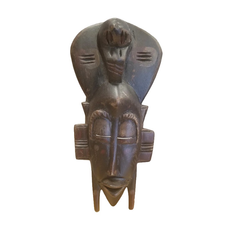 West African Tribal Medium Senufo Passport With Kalao On Head House of Avana