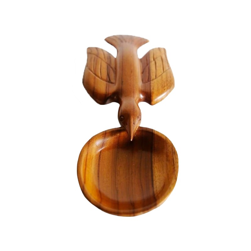 West African Hand Carved Wildlife Parrot House of Avana
