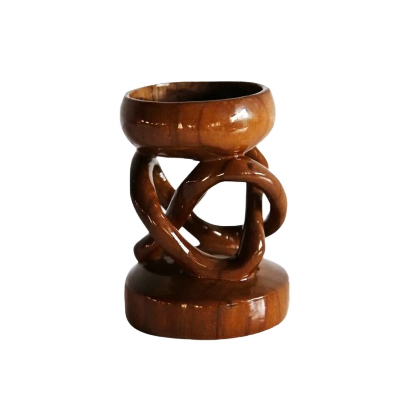Rustic African Hand Carved Sandriye Ash Tray House of Avana