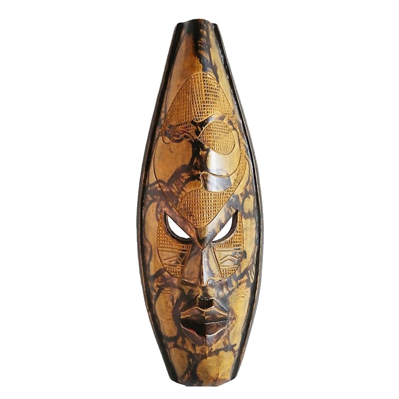 West African Hand Carved Shaded Elephant House of Avana