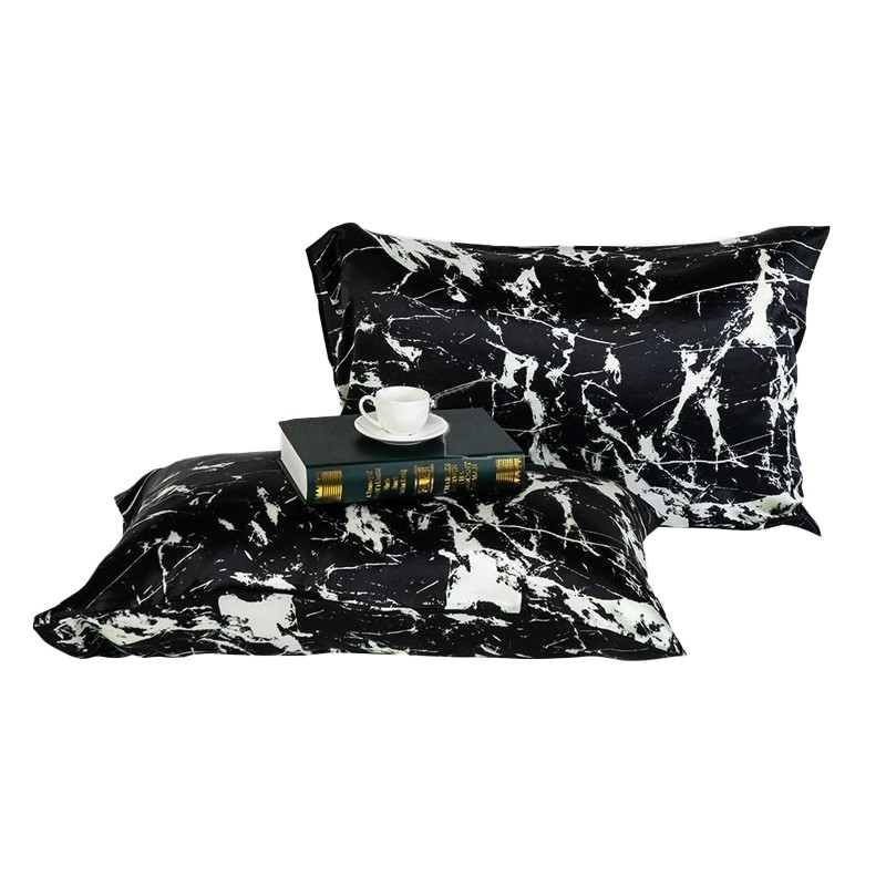 19 Momme Marble Print And Zipper Closure Perfect for Peaceful Sleep House of Avana
