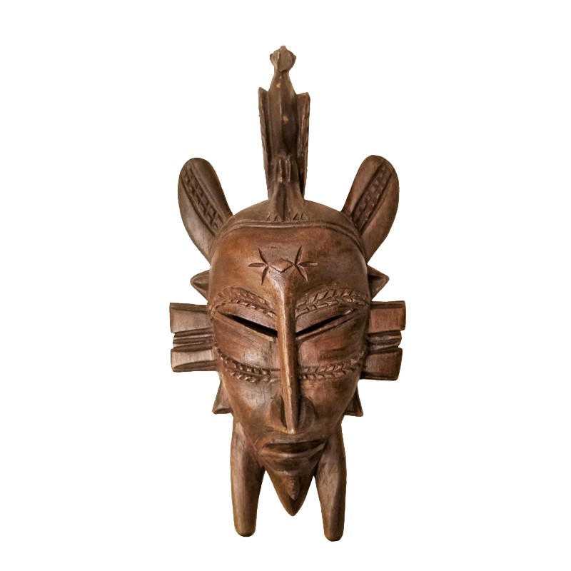 West African Tribal Small Light Senufo Passport with Kalao House of Avana