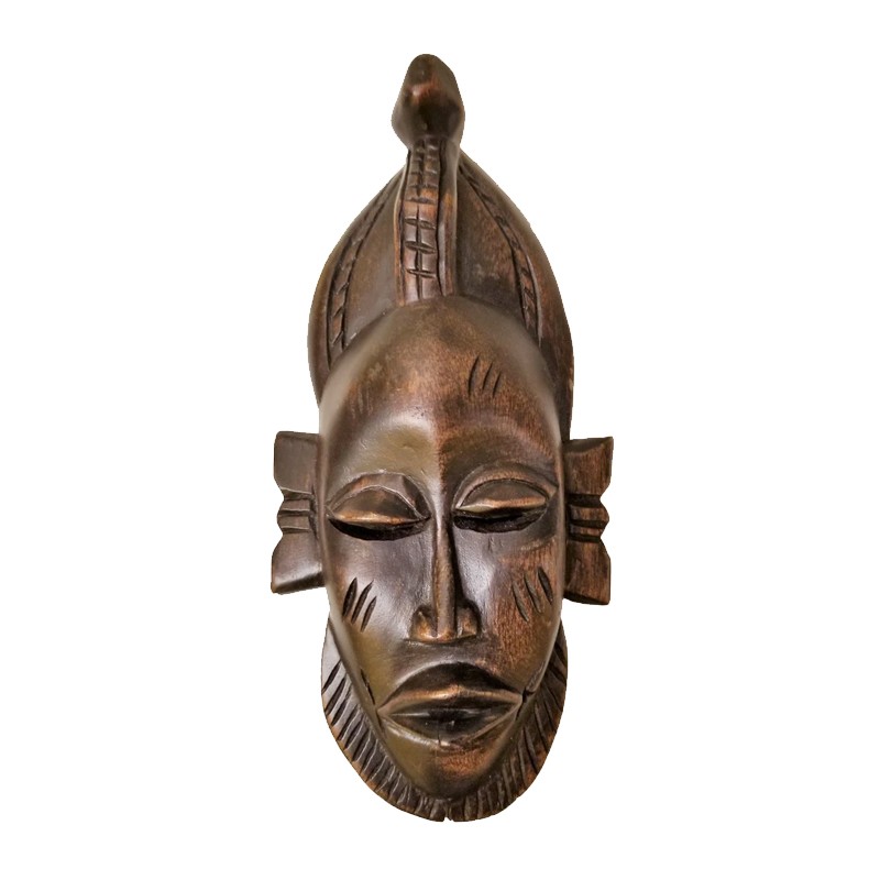 West African Tribal  Small Senufo Passport Of A Bearded Man House of Avana