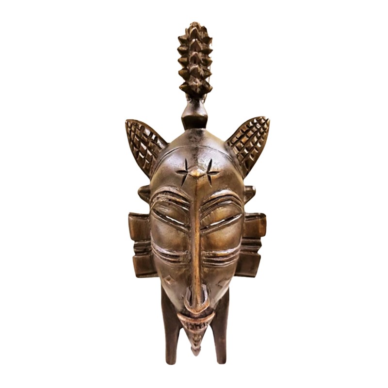 Small West African Tribal Senufo With Spiky Head Dress House of Avana