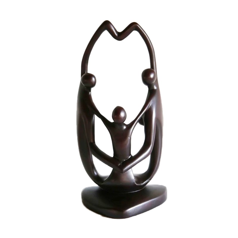 Hand Carved Stylized Heart Of A Family House of Avana