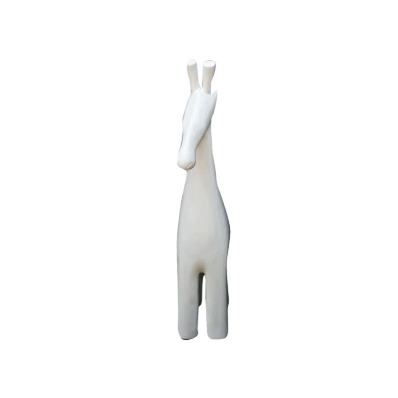 Hand Carved African Stylized Small Baby Giraffe House of Avana