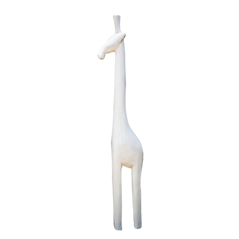 African Hand Carved Stylized Tall Papa Giraffe House of Avana