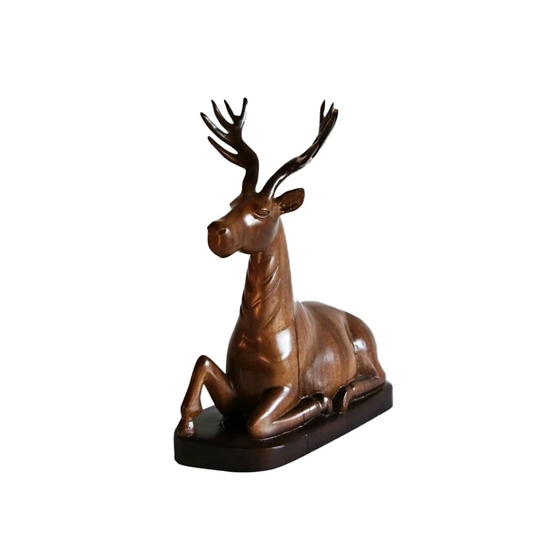West African Hand Carved Wildlife Antelope House of Avana