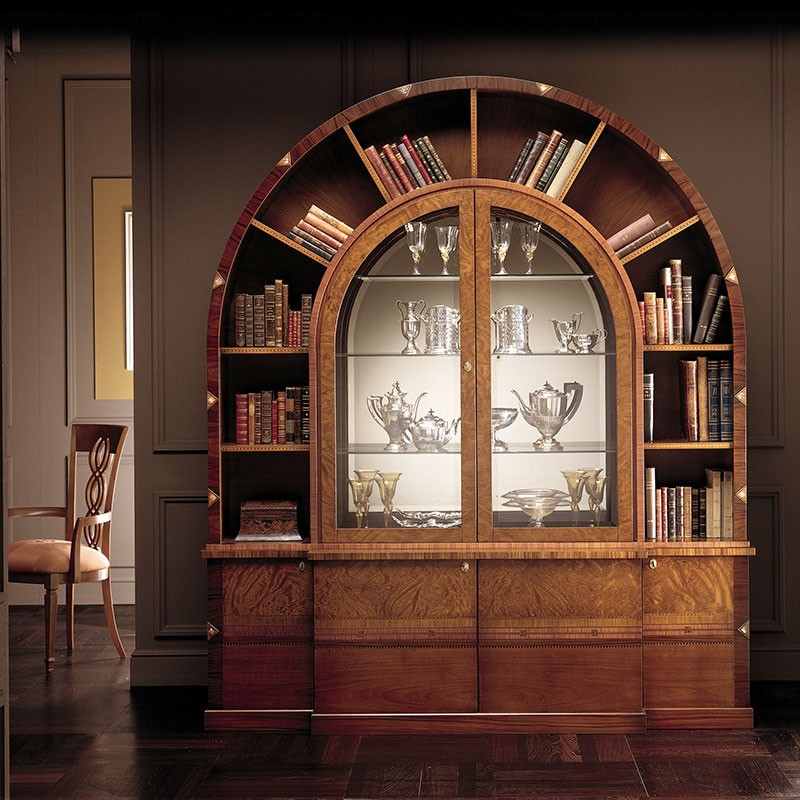 Arco Due vitrine bookcase Carpanelli
