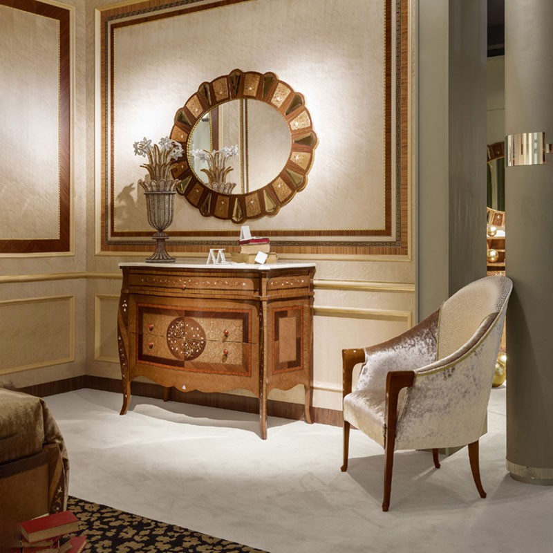 Arts Chest of drawers with marble top Carpanelli