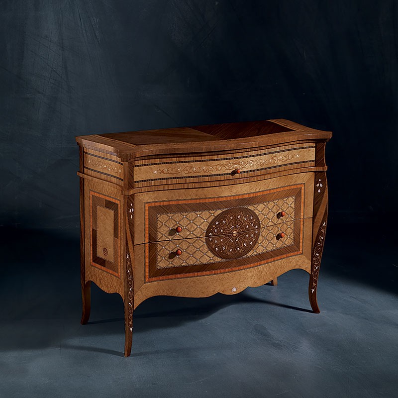 Arts Chest of drawers with wooden top Carpanelli