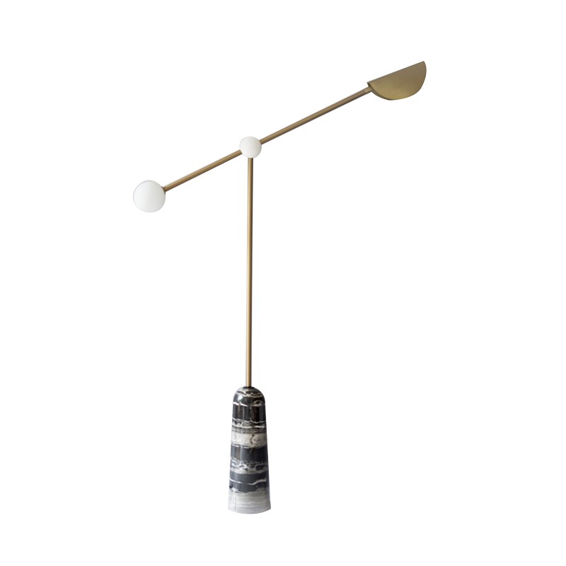 BALANCE FLOOR LAMP  - Square In Circle 