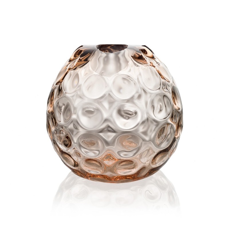 LES DUEX AMIS VASE GLOSSY ANTIQUE PINK IVV