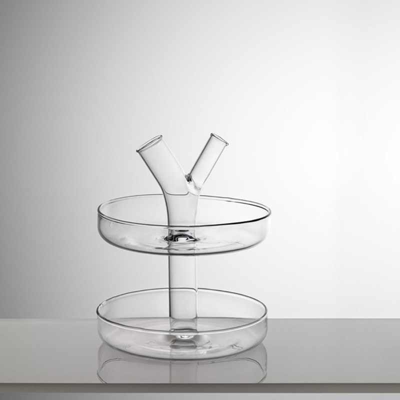 PEONY 2 TIERED STAND BIFID FLOWERPOT TUBE IVV