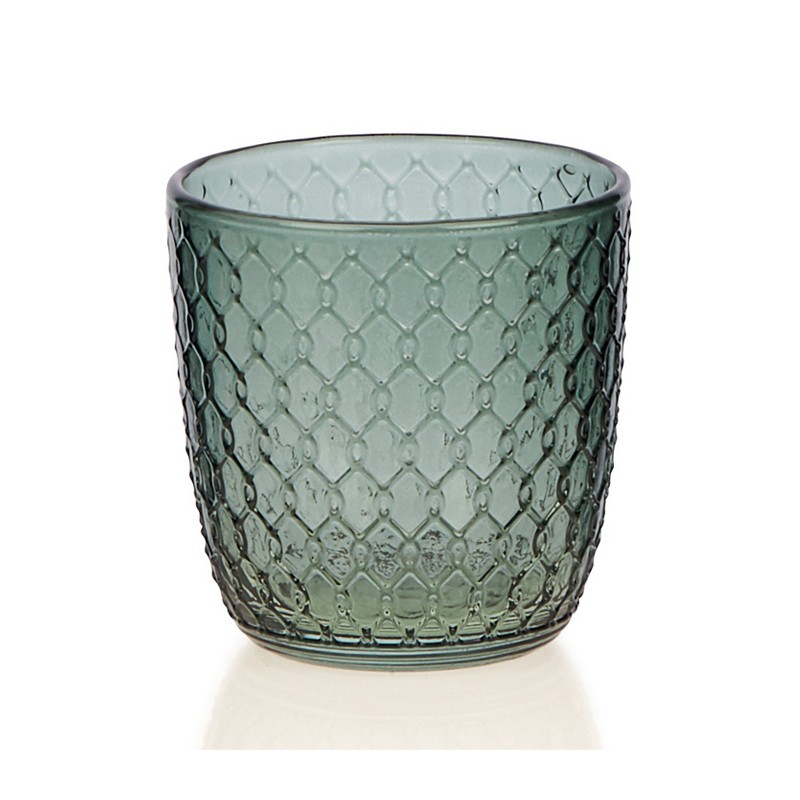 SIXTIES SET 6 TUMBLER PEACOCK GREEN IVV