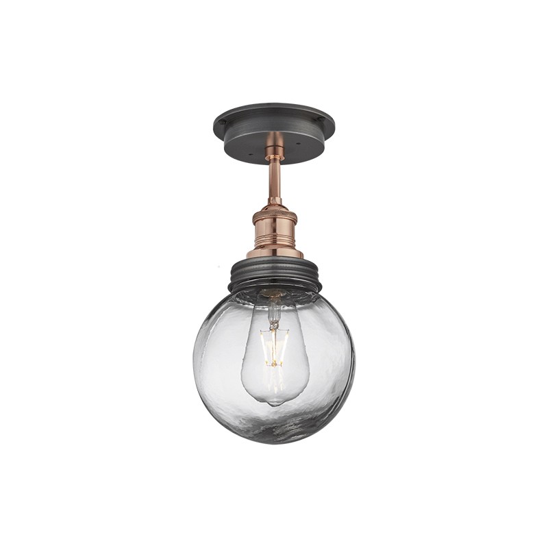 Brooklyn Outdoor & Bathroom Globe Flush Mount Industville
