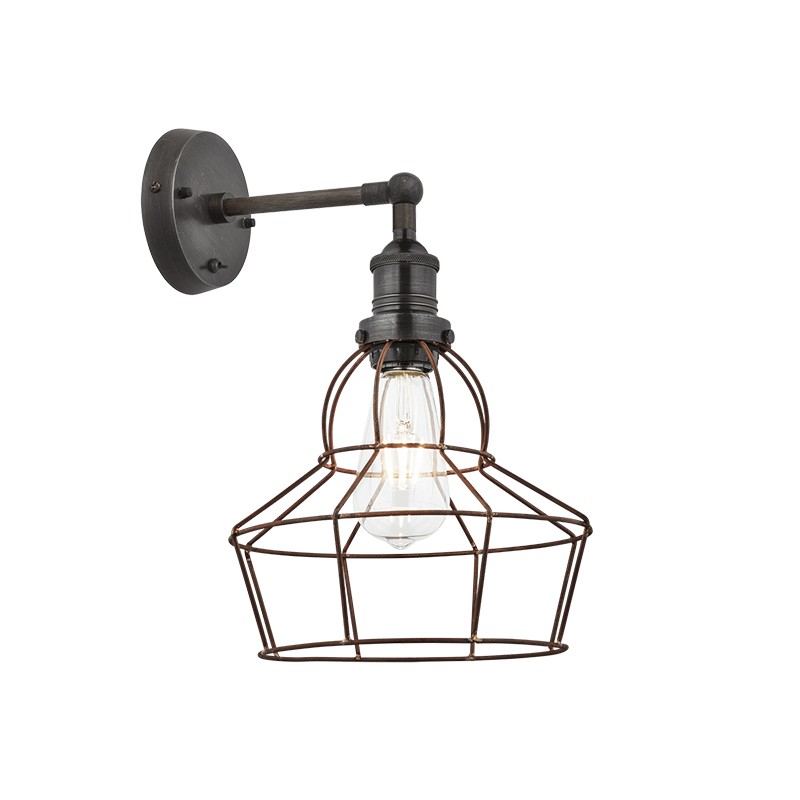 Brooklyn Wire Cage Wall Light Industville