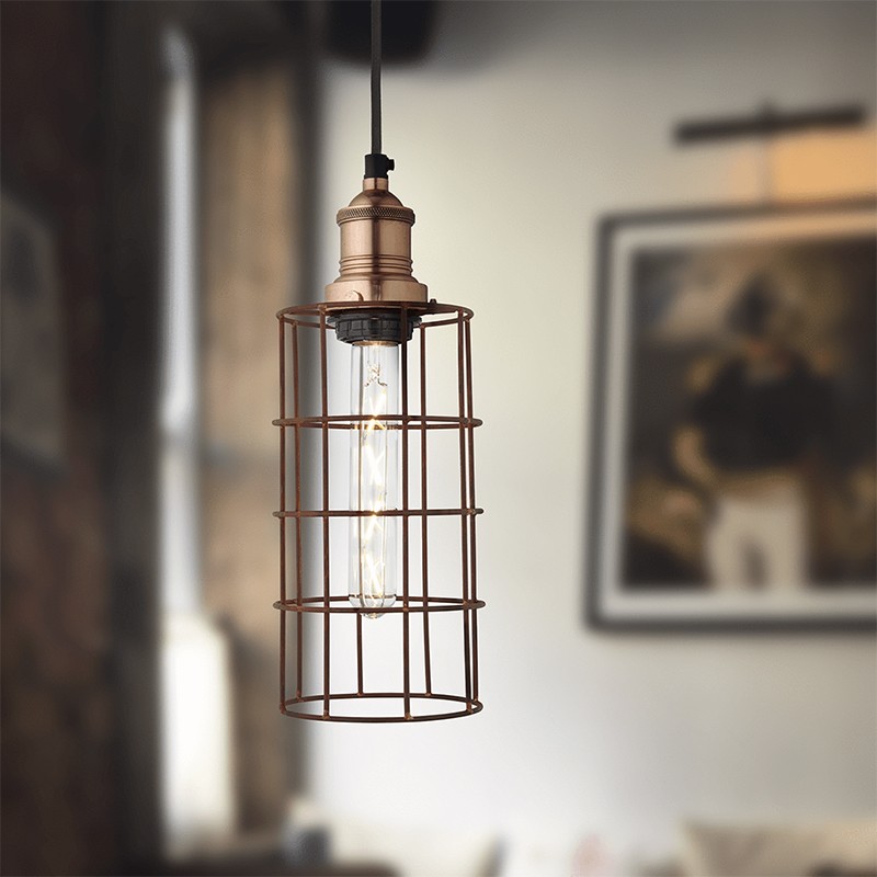 Brooklyn Wire Cage Pendant Industville