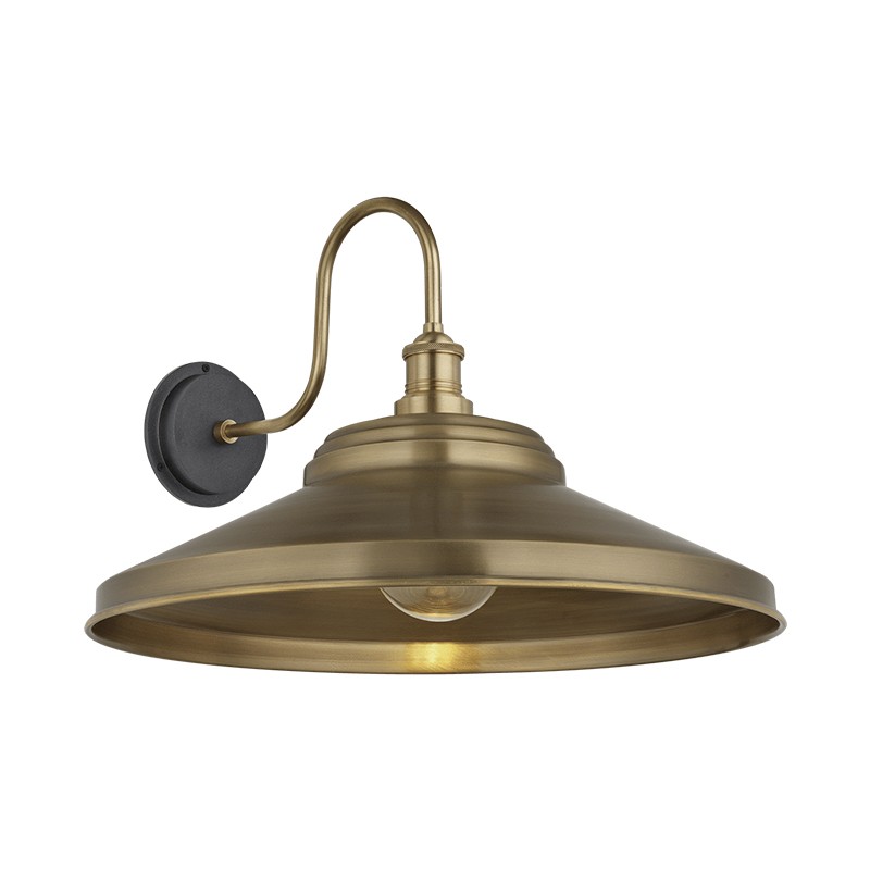 Swan Neck Outdoor & Bathroom Giant Step Wall Light Industville