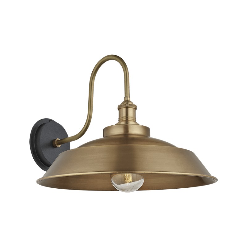 Swan Neck Outdoor & Bathroom Step Wall Light Industville