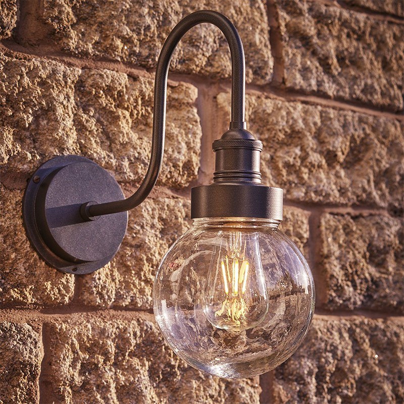 Swan Neck Outdoor & Bathroom Wall Light Industville