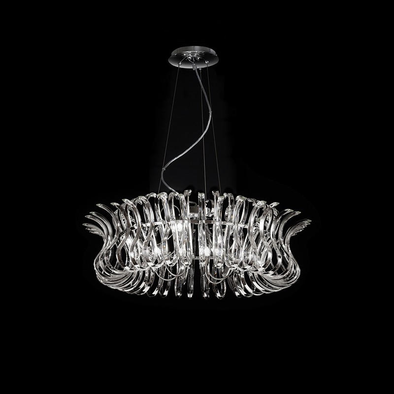 Wave Ø 80 Suspension Metal Lux
