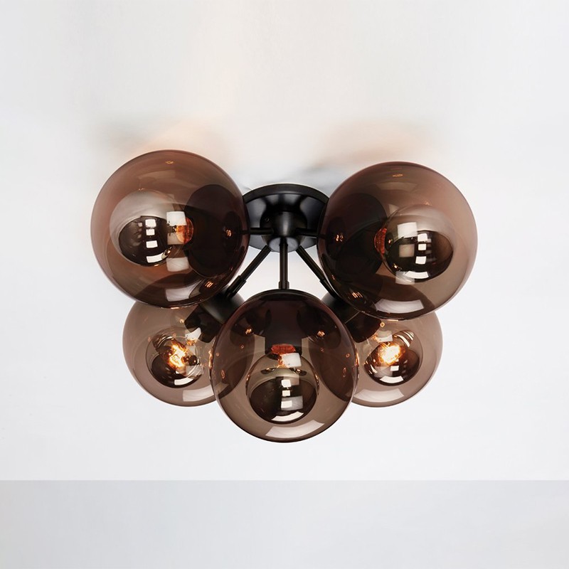 Modo Ceiling Mount - 5 Globes Roll & Hill