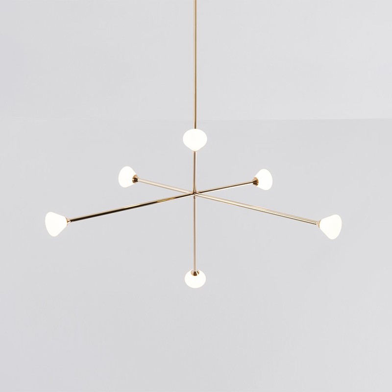 Nova Chandelier - 6 Lights Roll & Hill