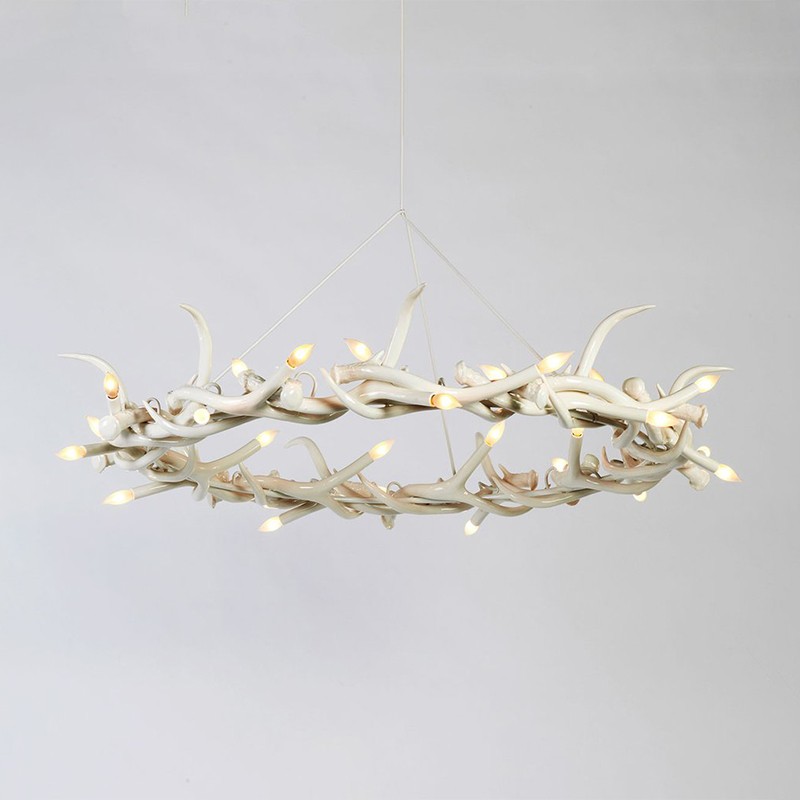Superordinate Antler Chandelier - 27 Antler Ring Roll & Hill