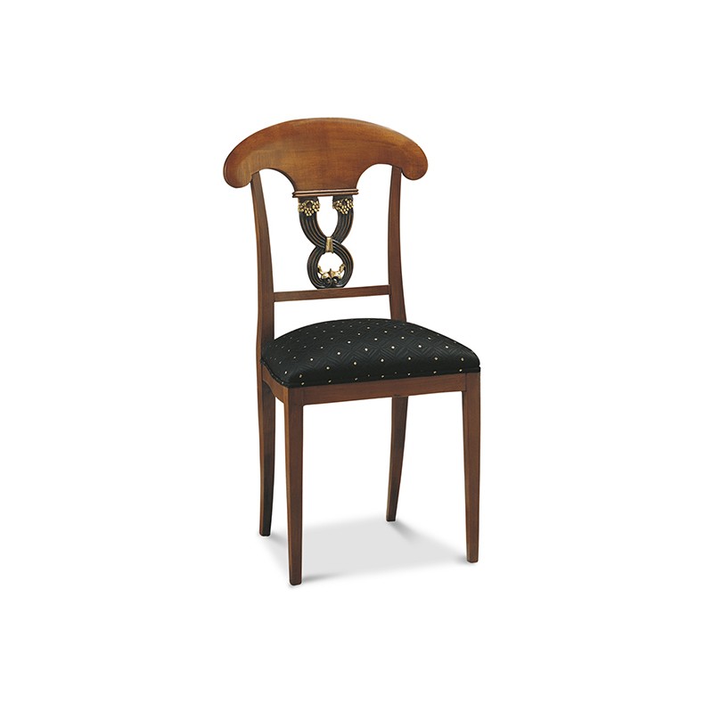 Chair IX Century With Carved Harp Francesco Molon