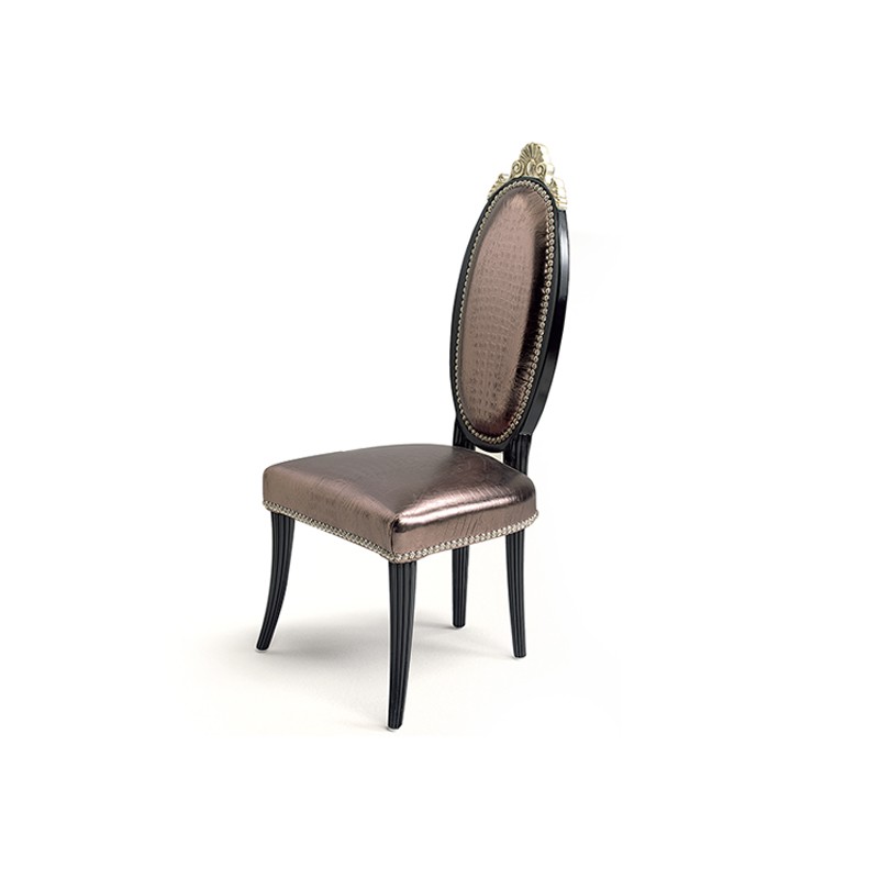 Ovalina Contemporary Wooden Dining Chair Francesco Molon