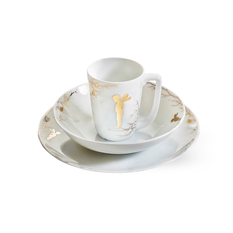 Child Set Boy Elf Gold 3 Parts Wik & Walsøe