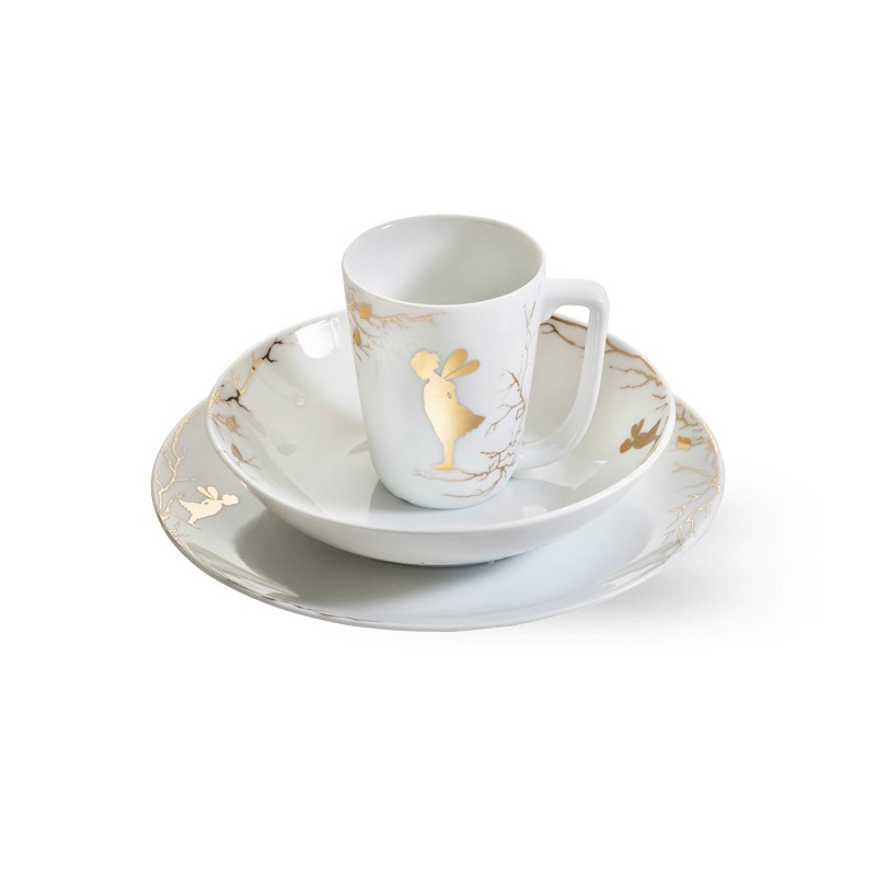 Child Set Girl Elf Gold 3 Parts Wik & Walsøe
