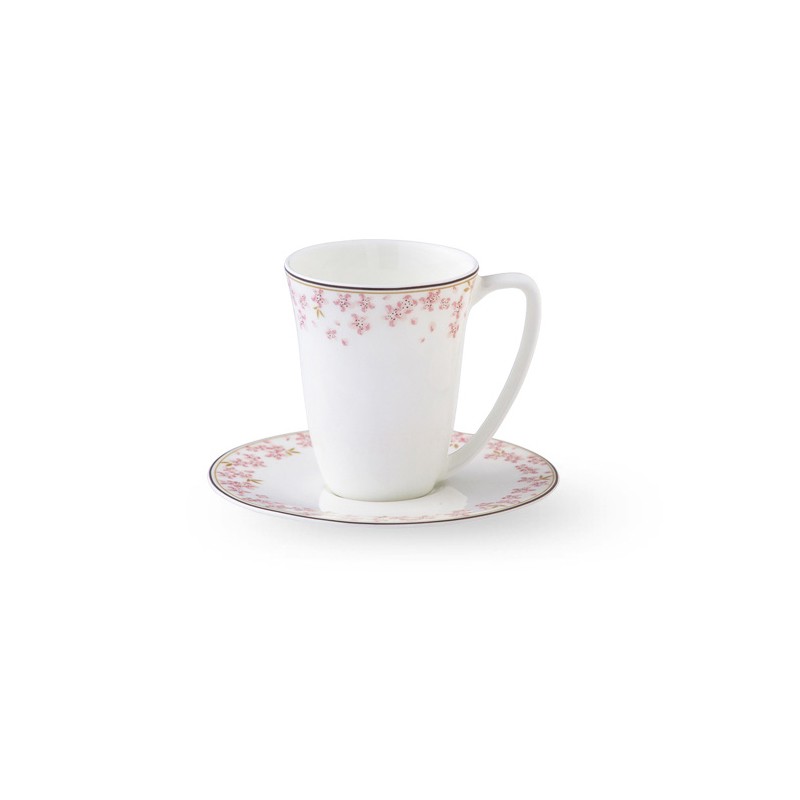 Cup And Saucer Slape Rosa 20 Cl Wik & Walsøe