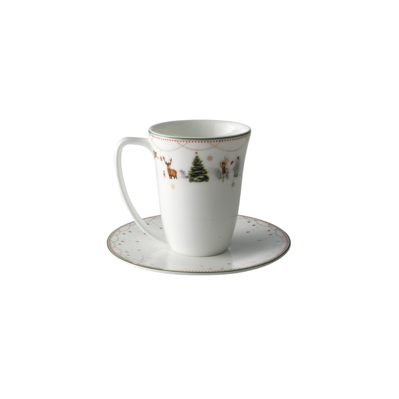 Cup Saucer Christmas Morning 20 Cl Wik & Walsøe