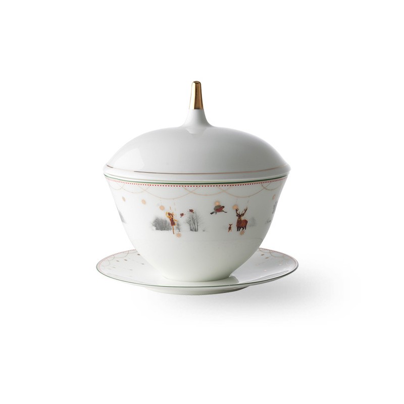 Gravy Bowl Wlid Christmas Morning 14 Cm Wik & Walsøe